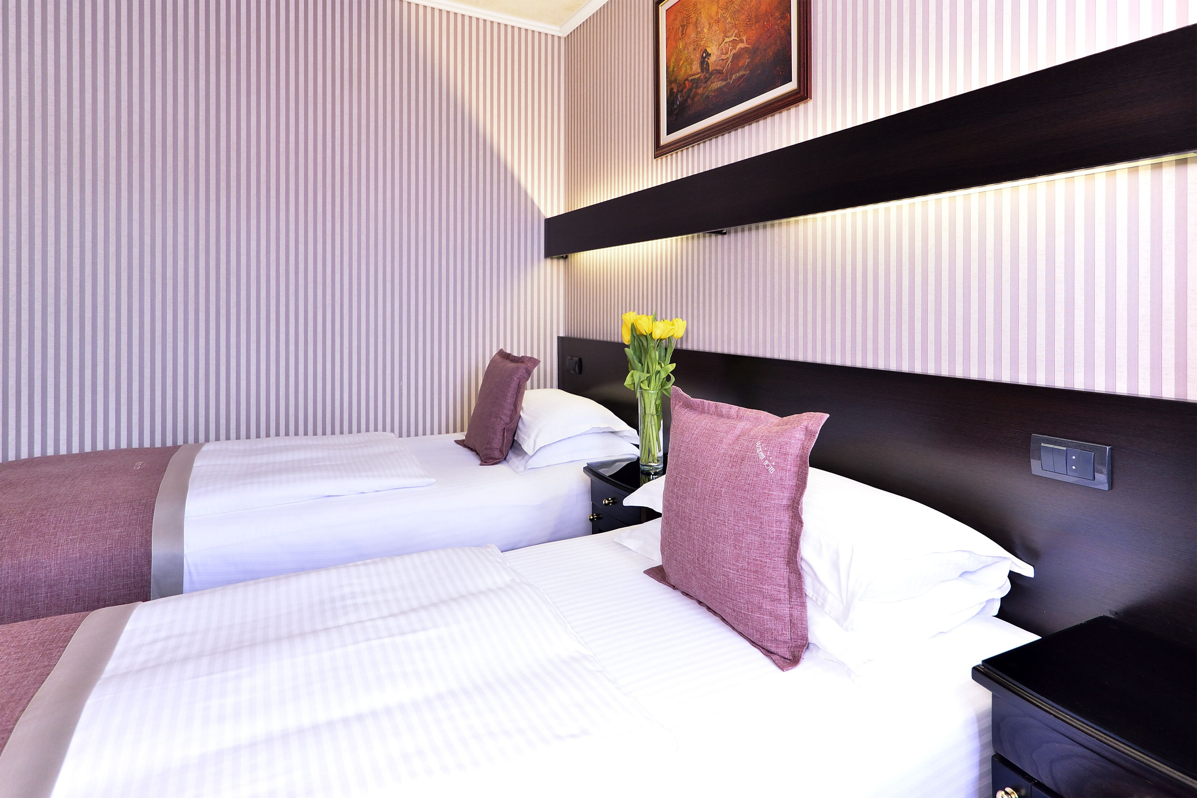 standard twin room | premium bedding, in-room safe, desk, blackout curtains