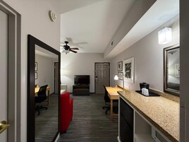 Suite, Multiple Beds, Non Smoking | In-room safe, desk, blackout drapes, iron/ironing board