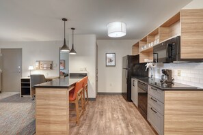 Suite, 1 Bedroom (1 King Bed, Sofa Bed) | Private kitchen