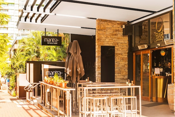 Overnatningsstedets indgangsparti