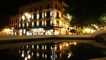 Front of property - evening/night