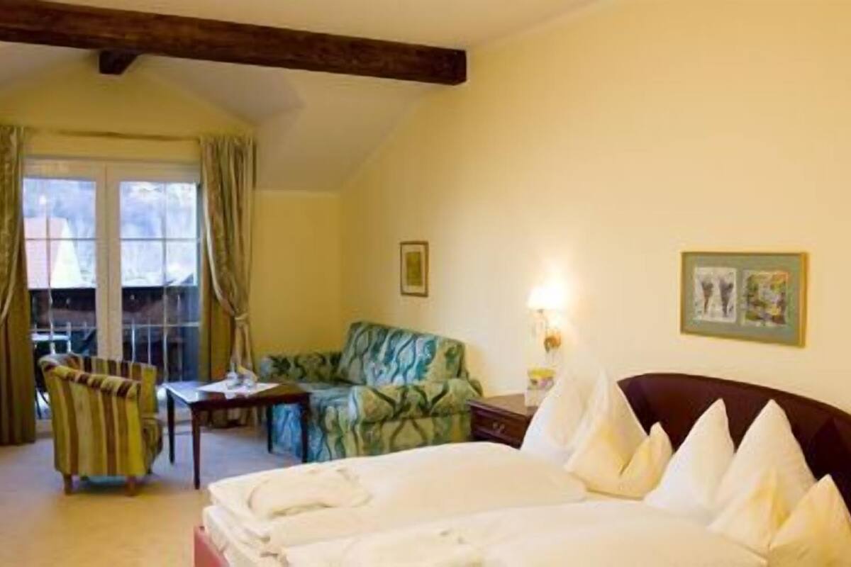 Double Room, Lake View (Laggerhof) | Premium bedding, in-room safe, desk, blackout drapes