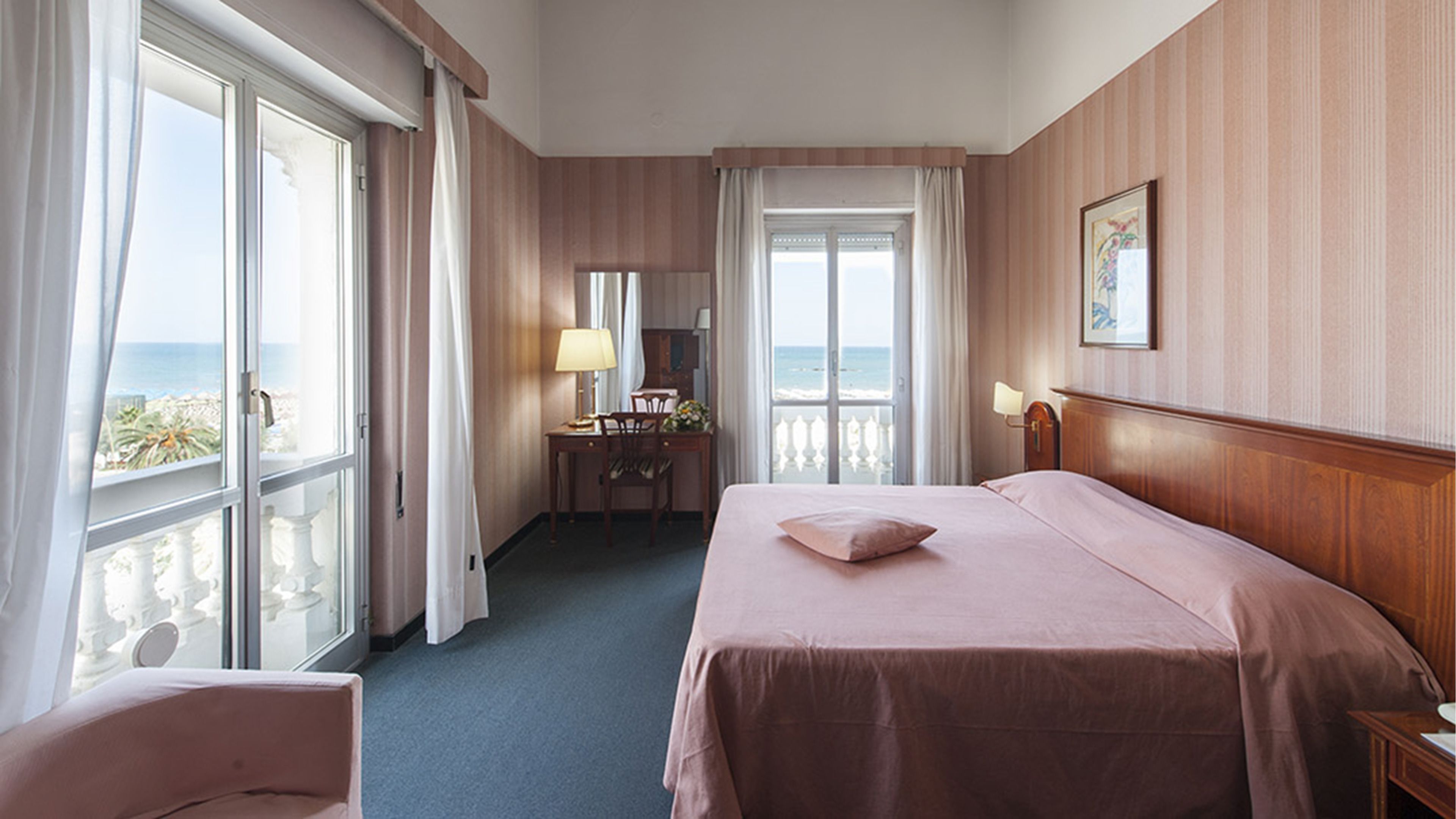 Chambre Standard Double ou avec lits jumeaux, vue mer | Vue de la chambre