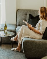 One Bedroom Apartment | Living area | 42-inch flat-screen TV with satellite channels, Smart TV, Netflix