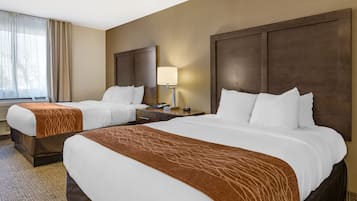Ropa de cama de alta calidad y cortinas blackout