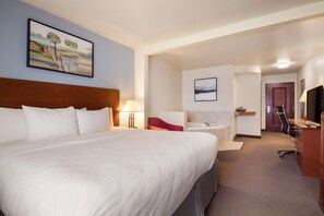 Chambre Standard, 1 très grand lit, non-fumeur, bain à remous (Walk-in Shower)