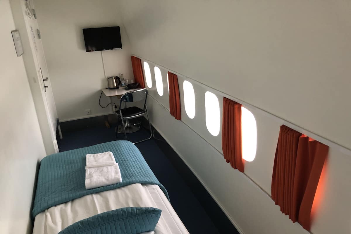 Comfort eenpersoonskamer, en-suite badkamer | 1 slaapkamer, luxe beddengoed, pillowtop-bedden