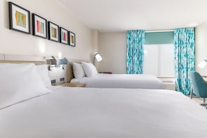 Room, 2 Queen Beds | Premium bedding, pillowtop beds, in-room safe, desk