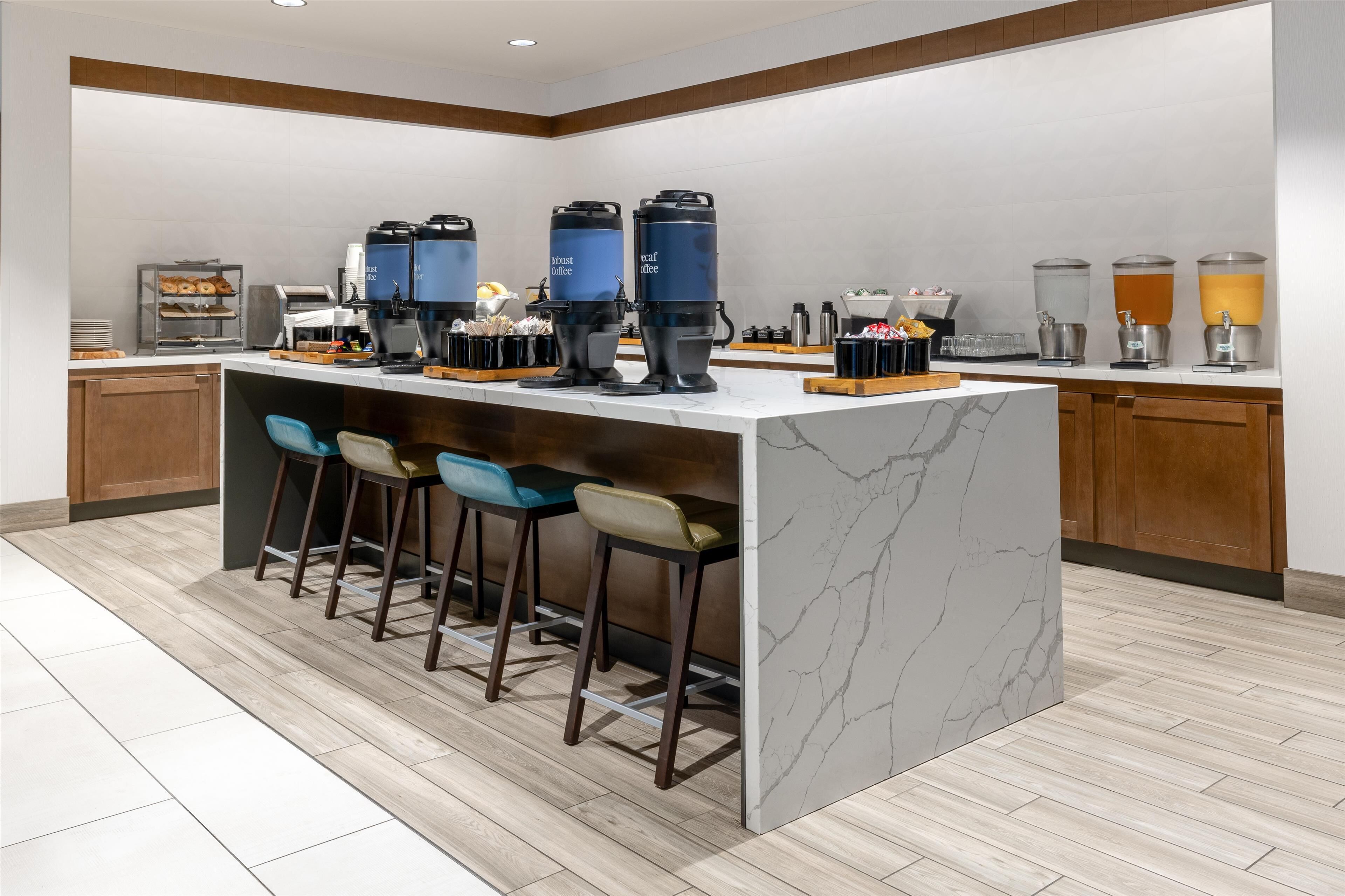 daily to-go breakfast for a fee