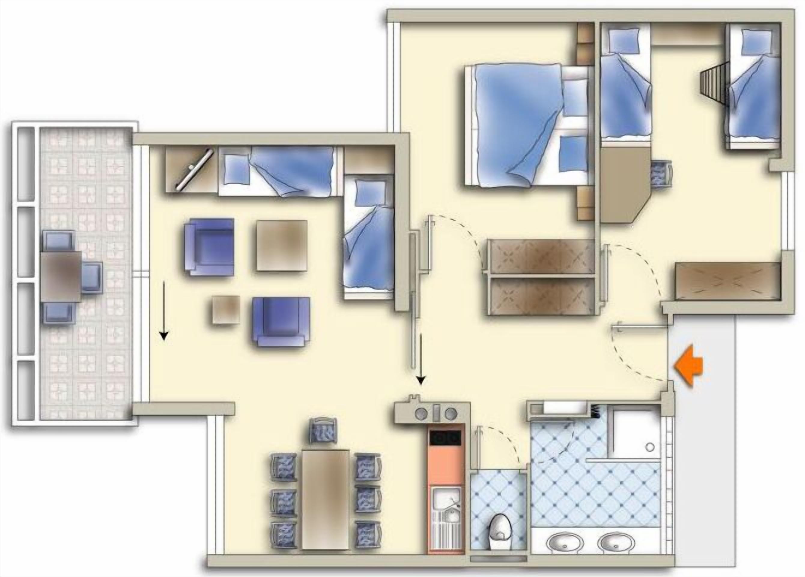 apartment a | floor plan