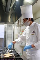 Breakfast, lunch and dinner served