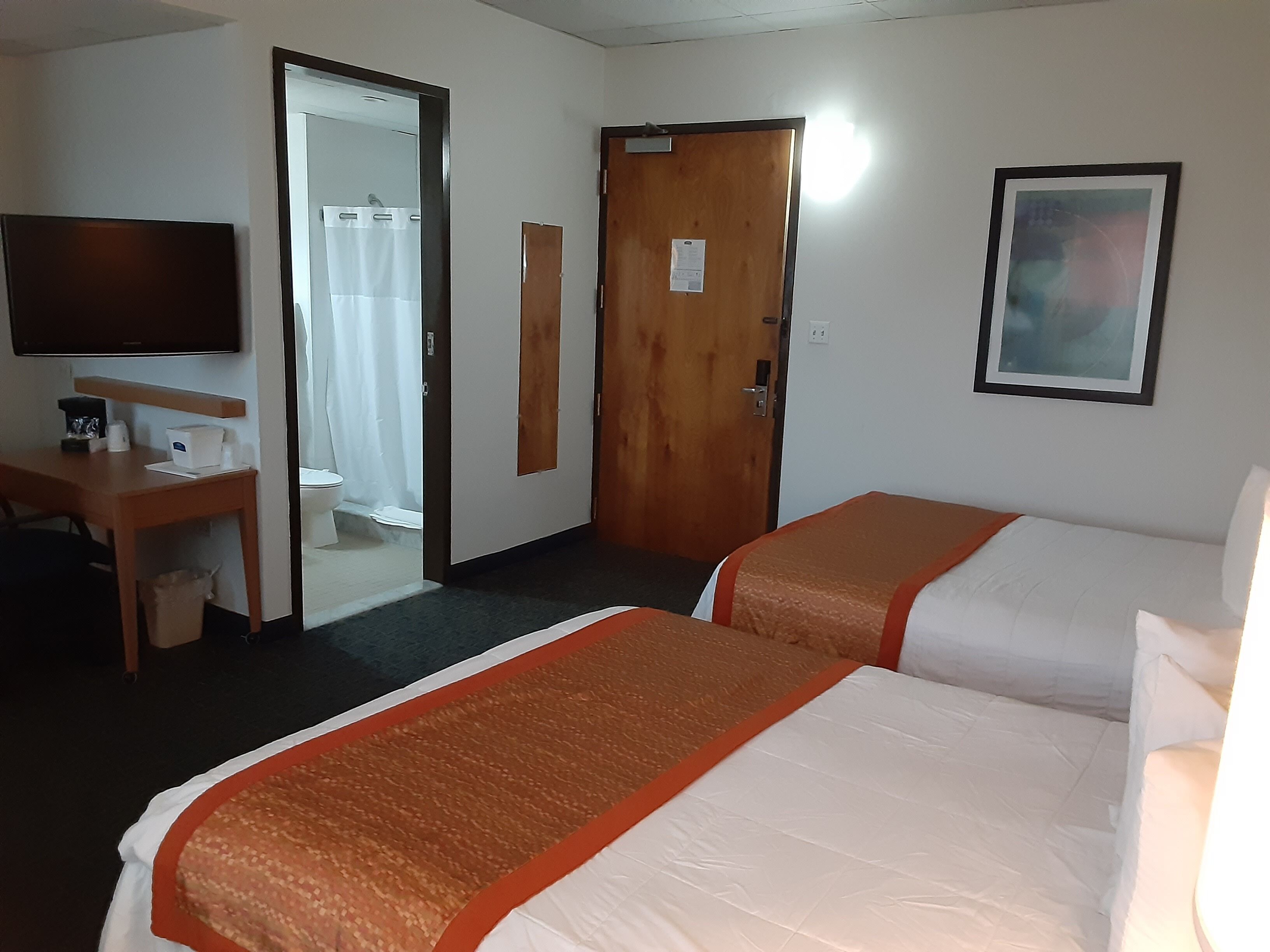 Standard Room, 2 Queen Beds | Desk, laptop workspace, iron/ironing board, free WiFi