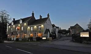 Front of property – evening/night