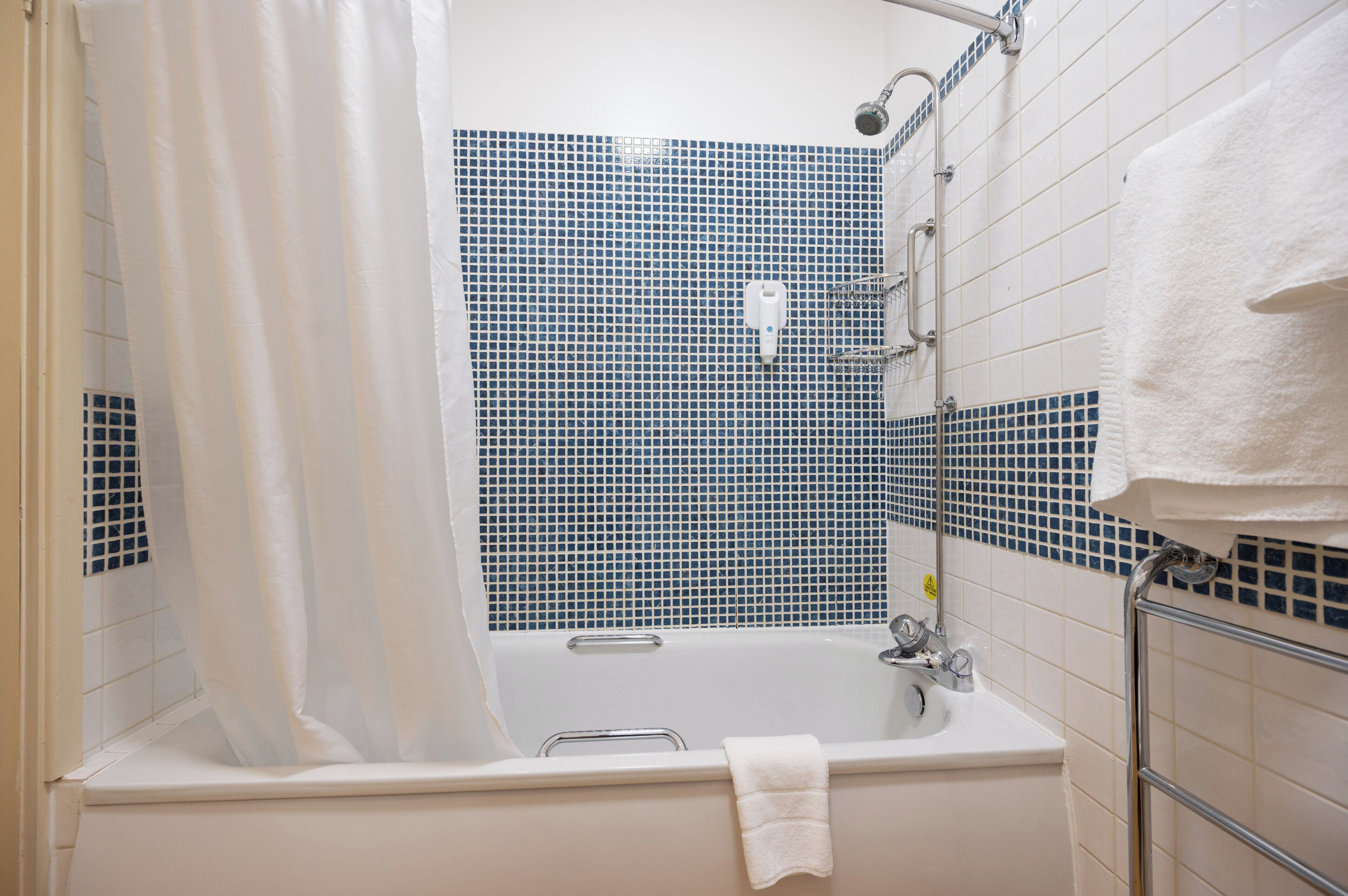 superior room | bathroom | hair dryer, towels