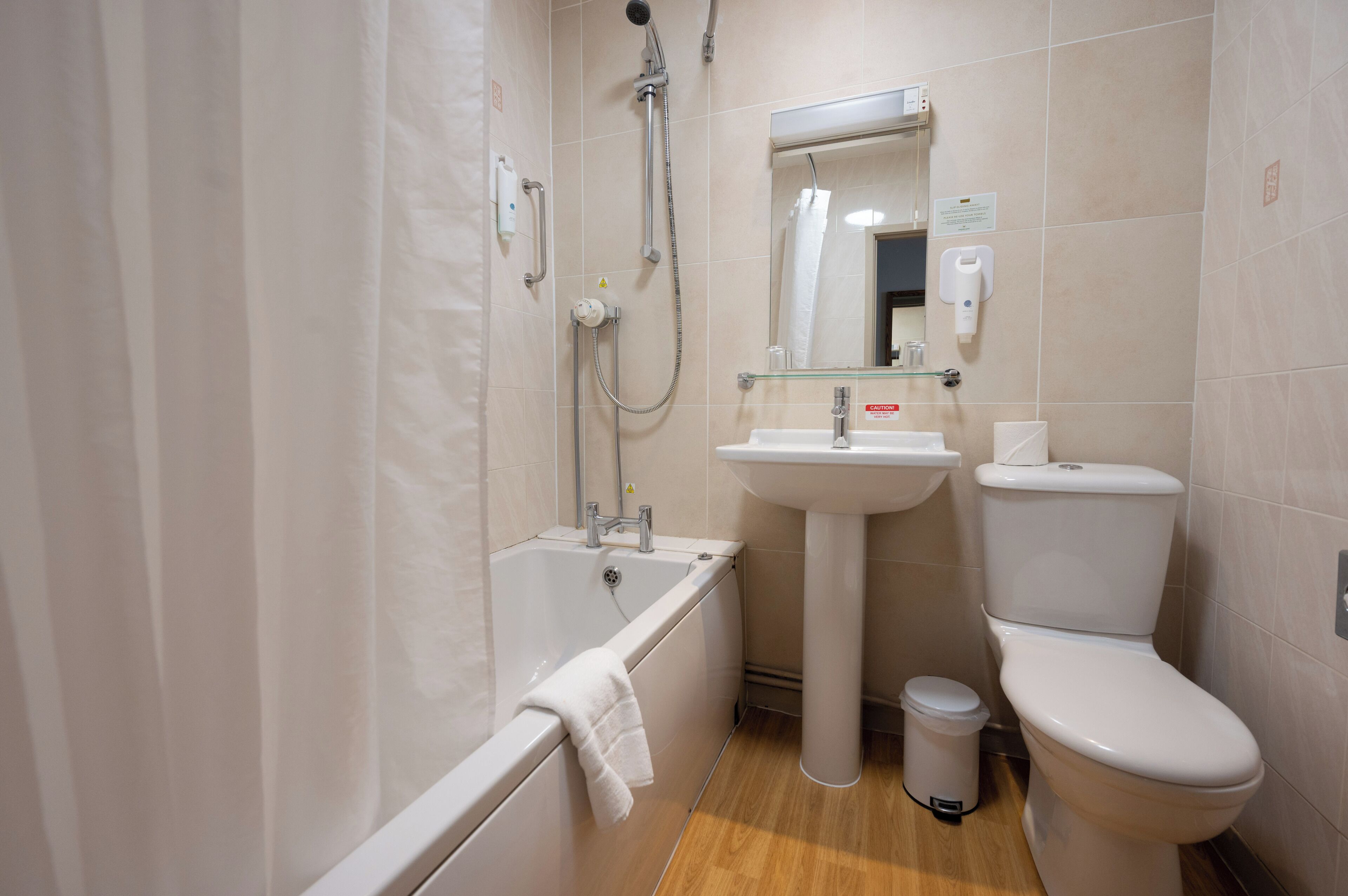 single room | bathroom | hair dryer, towels