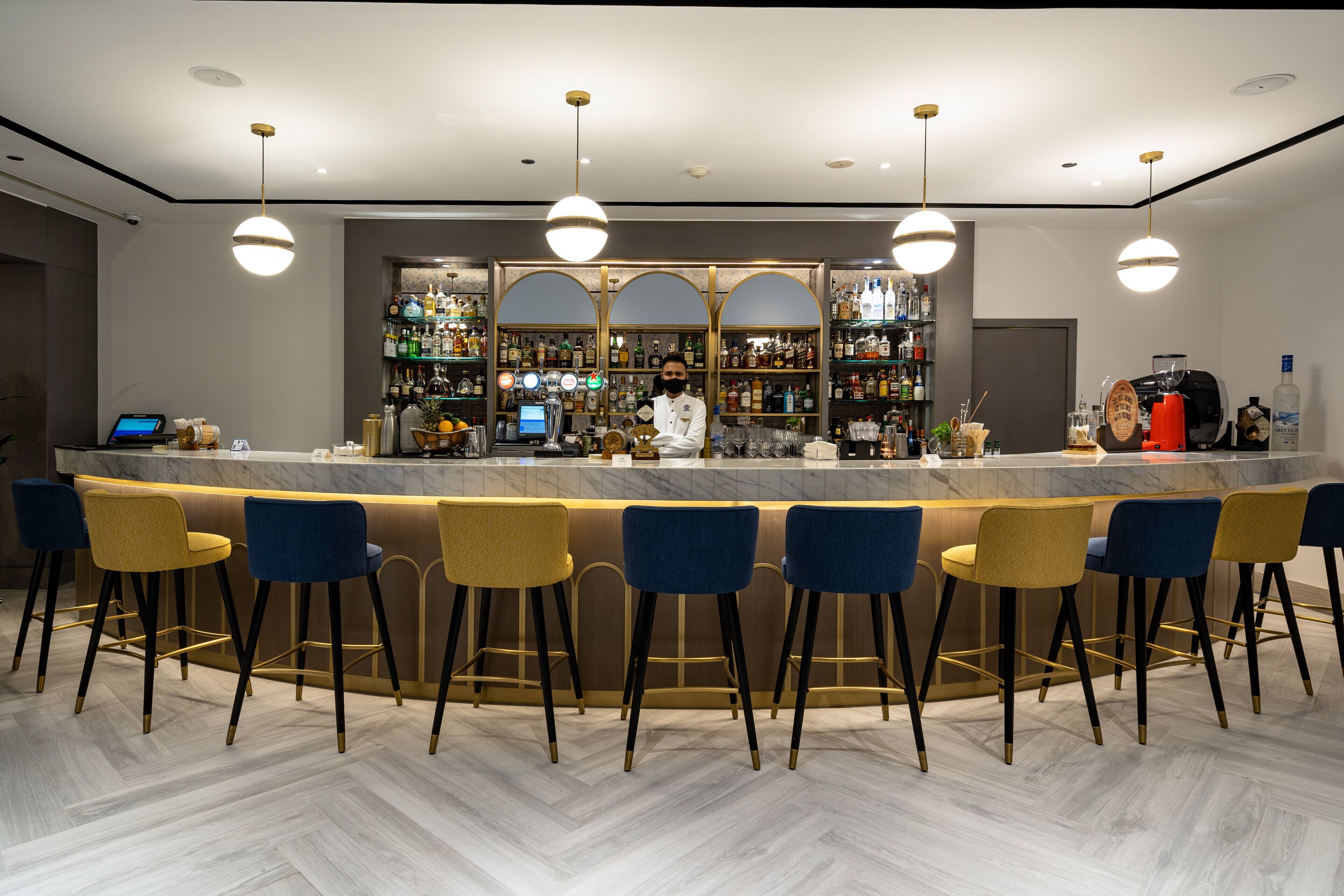 rooftop bar, ocean views, open daily