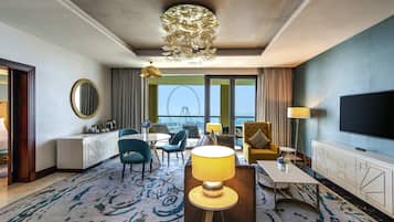 Club Suite, 1 King Bed, Club Lounge Access, Sea View (Opera. Balcony) | Down comforters, minibar, in-room safe, desk