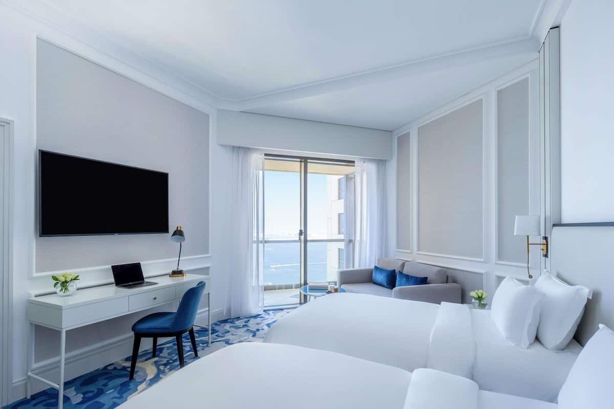 Superior Room, 2 Single Beds, Balcony, Partial Sea View