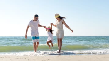 On the beach