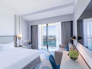 Luxury-Zimmer, 1 King-Bett, Balkon, Meerblick