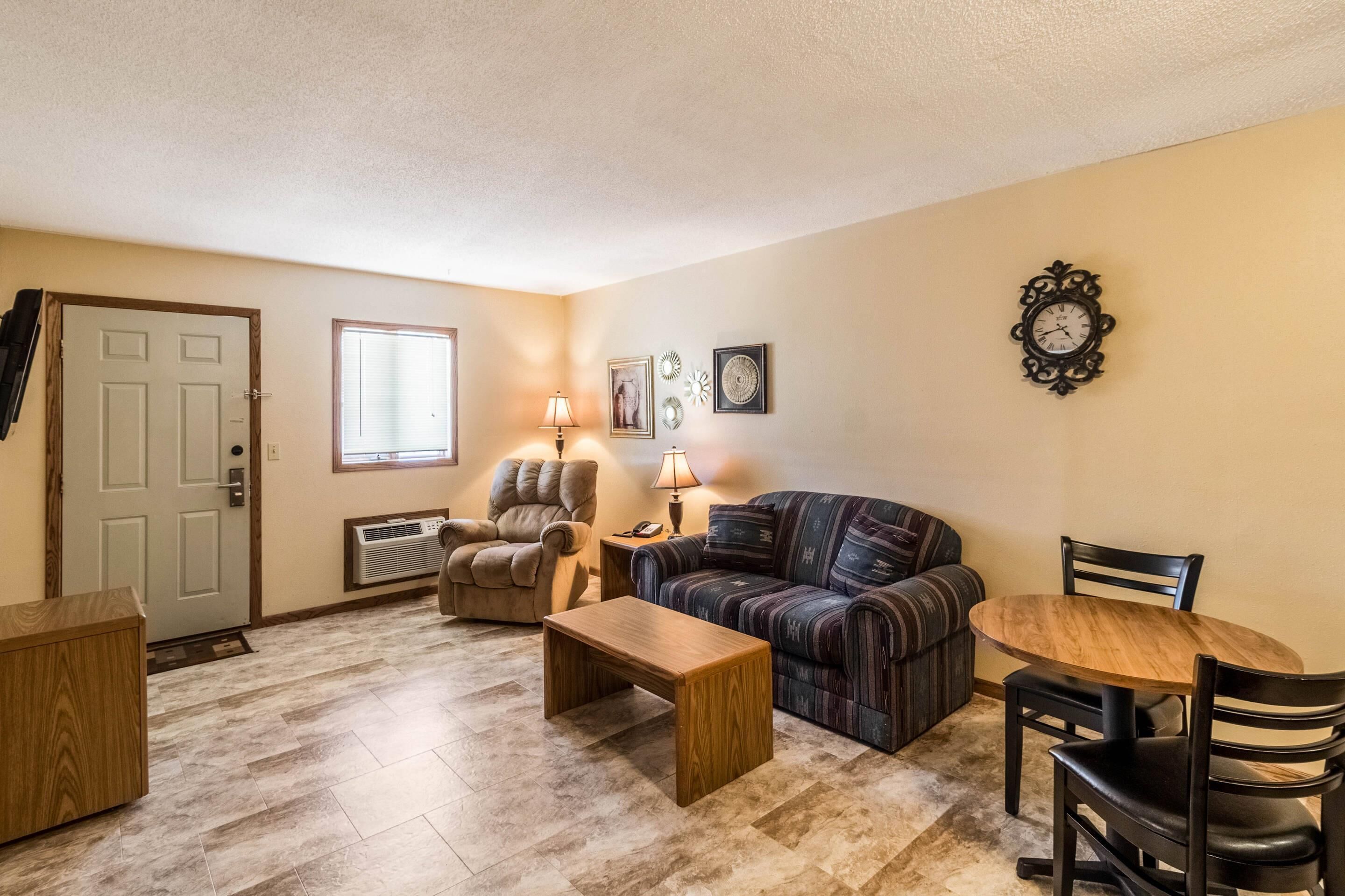 Desk, iron/ironing board, free cribs/infant beds, rollaway beds