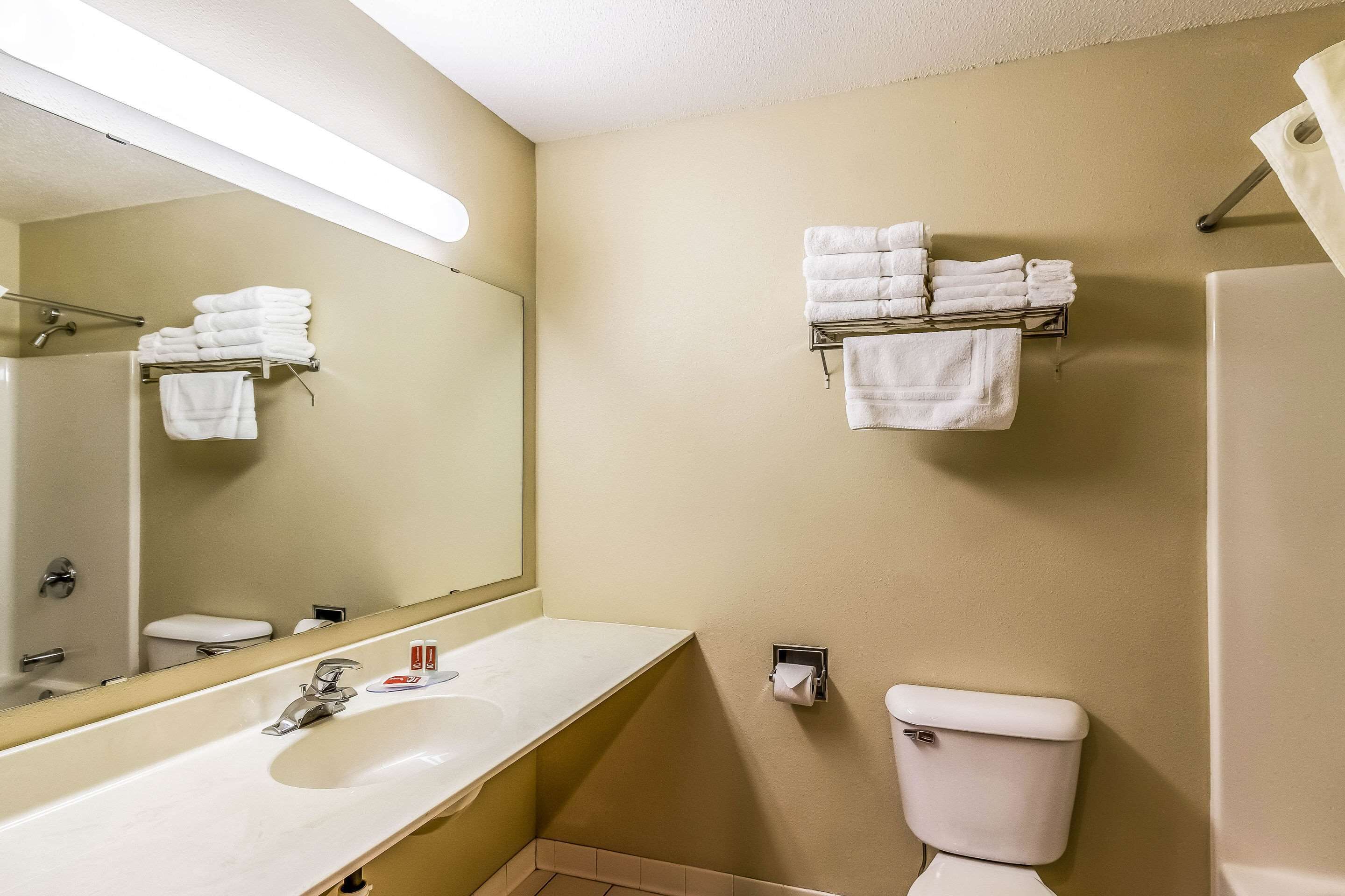 suite, multiple beds, non smoking | bathroom | combined shower/bathtub, hair dryer, towels