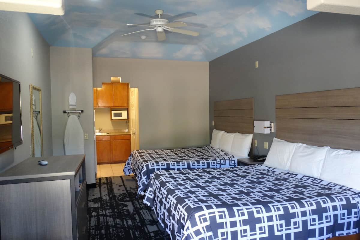 Standard Room, Multiple Beds, Non Smoking | Individually furnished, desk, blackout drapes, soundproofing