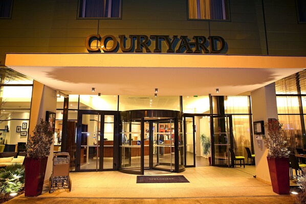 Front of property – evening/night