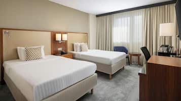 1 chambre, literie hypoallergénique, surmatelas