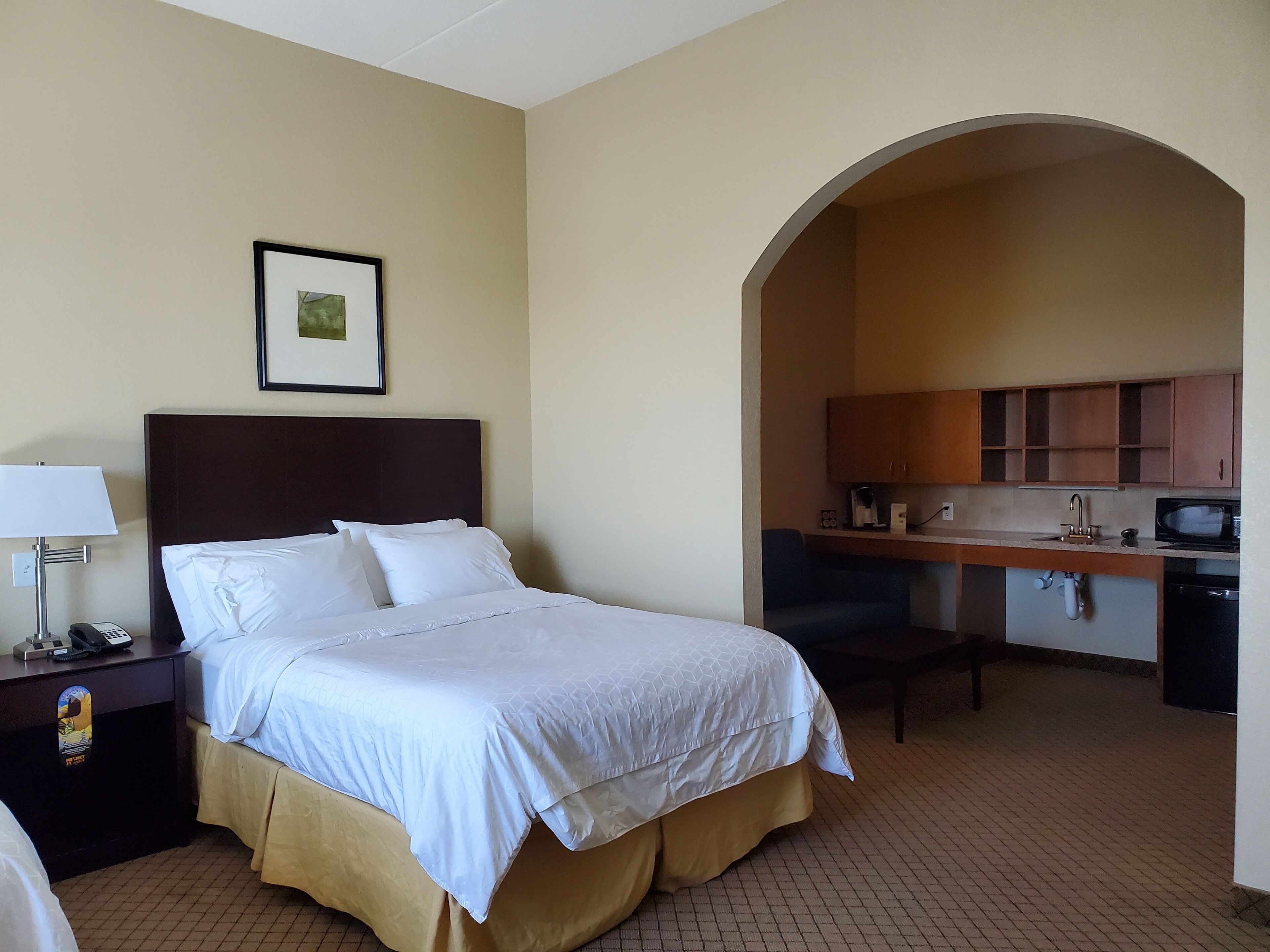 In-room safe, desk, laptop workspace, blackout drapes