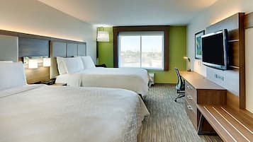 In-room safe, desk, laptop workspace, blackout drapes