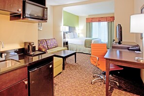 Suite, 1 King Bed | Desk, blackout curtains, iron/ironing board, free WiFi - Holiday Inn Express & Suites Clemson by IHG (Clemson)