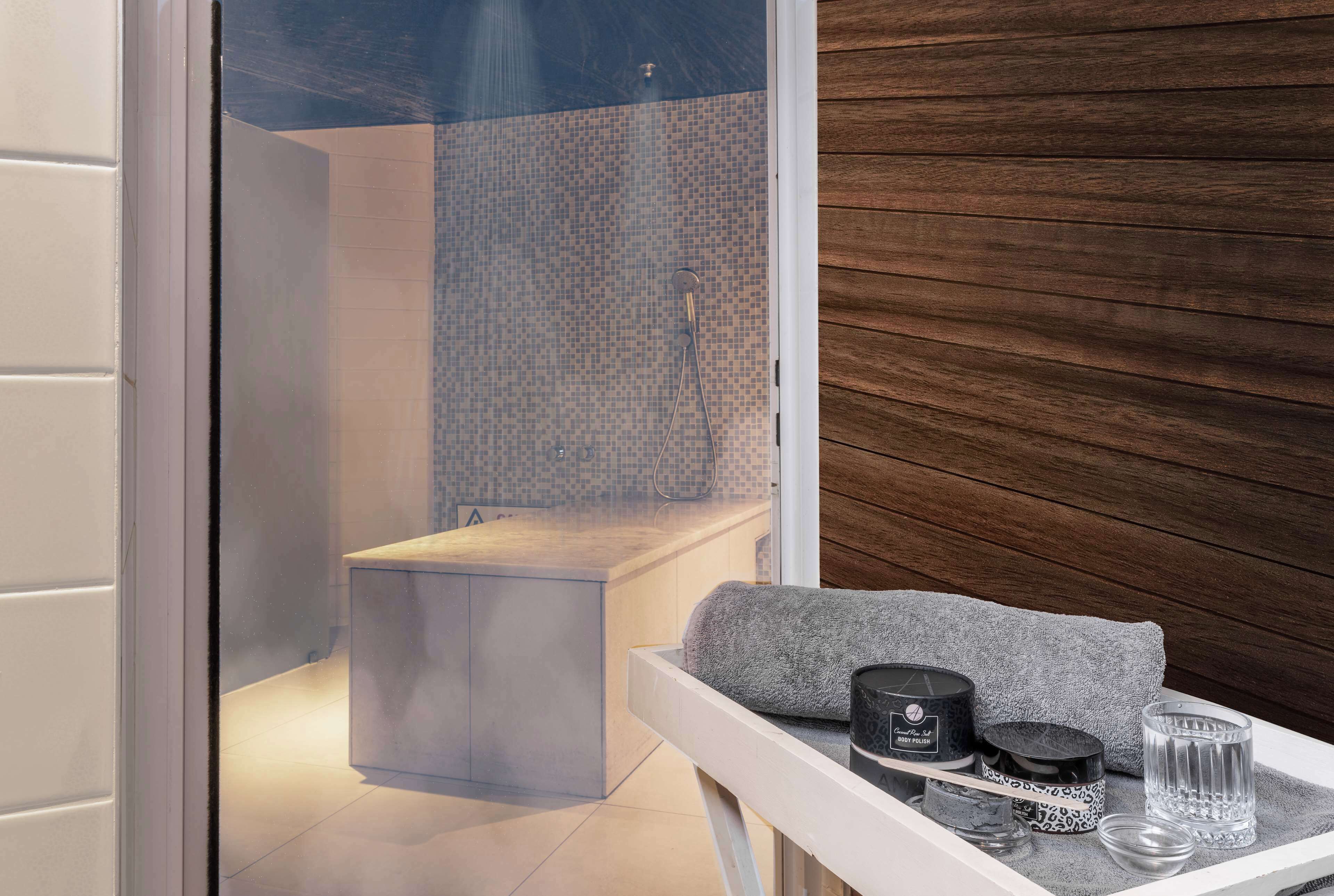 couples treatment room(s), steam room, body treatments, hydrotherapy