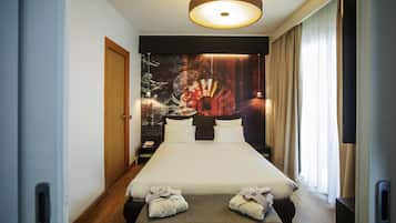 Ropa de cama de alta calidad y minibar