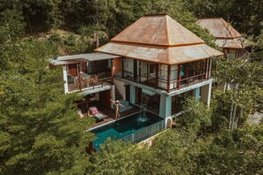 Waterfall Duplex Pool Villa | 1 bedroom, in-room safe, iron/ironing board, free WiFi - Villa Zolitude Resort & Spa (Chalong)