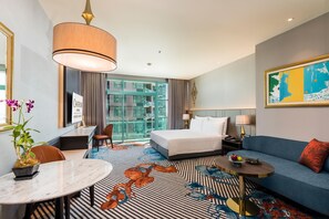 CLUB-Room CITY View With Breakfast & Club Benefits | Ropa de cama de alta calidad, edredón y minibar 