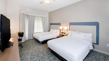 Hypo-allergenic bedding, in-room safe, individually decorated