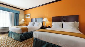 In-room safe, desk, laptop workspace, iron/ironing board