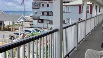 Vue depuis lâhĂ©bergement