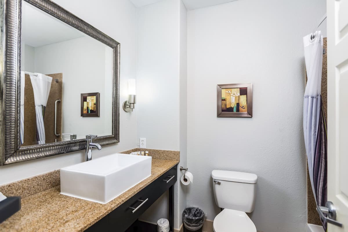 Kostenlose Toilettenartikel, Haartrockner, Handtücher