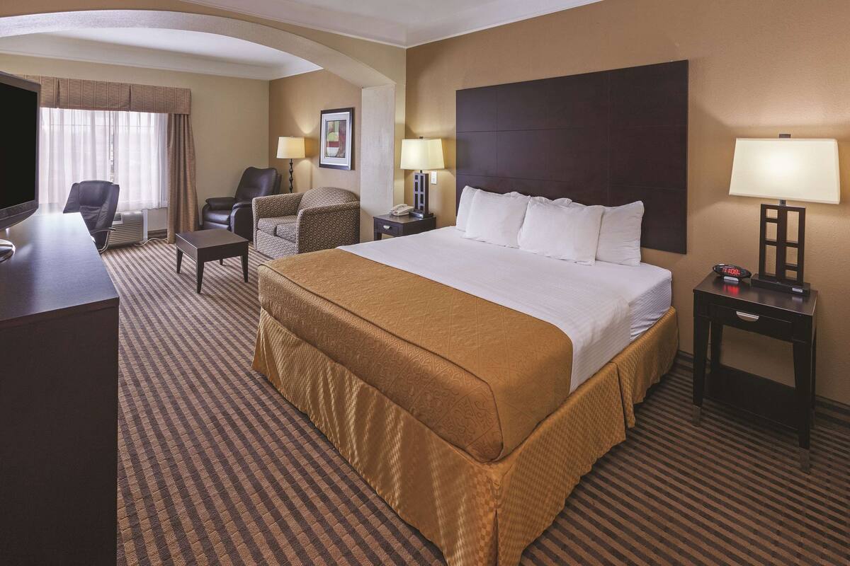 Executive Room, 1 King Bed, Non Smoking | Premium bedding, desk, iron/ironing board, free cribs/infant beds