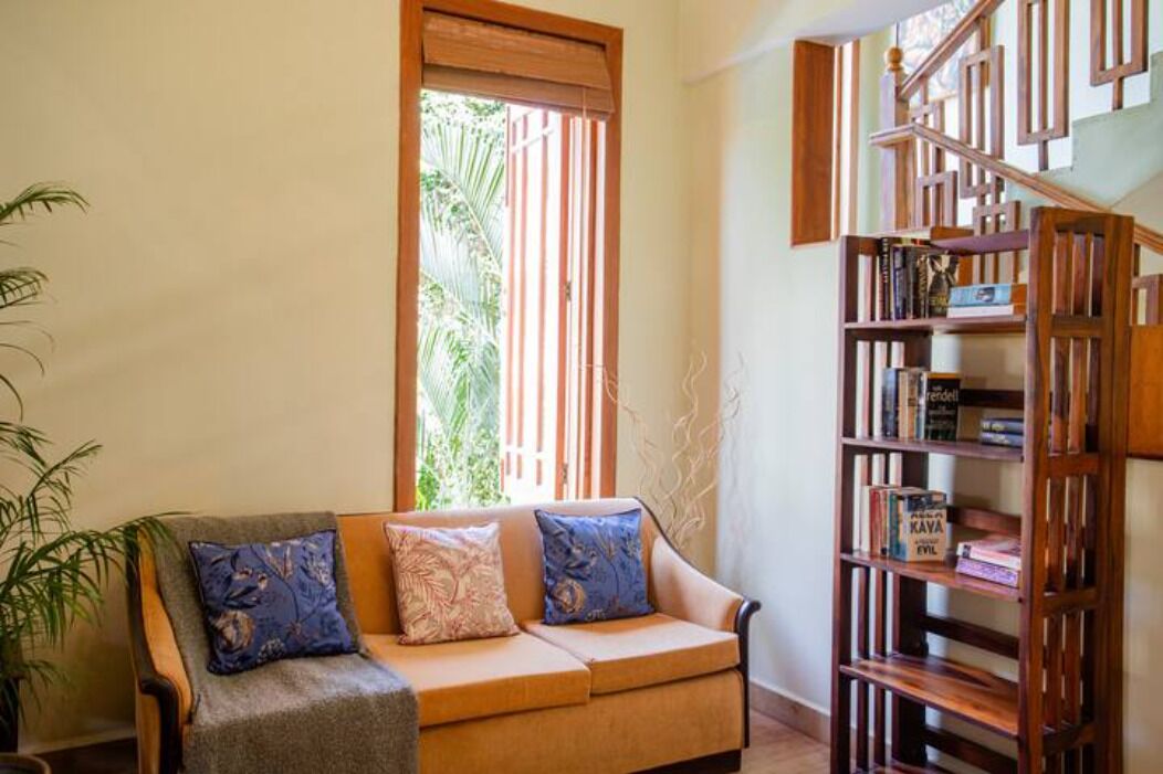 4 bedroom presidential pool villa | living area | 32-inch lcd tv with satellite channels, tv