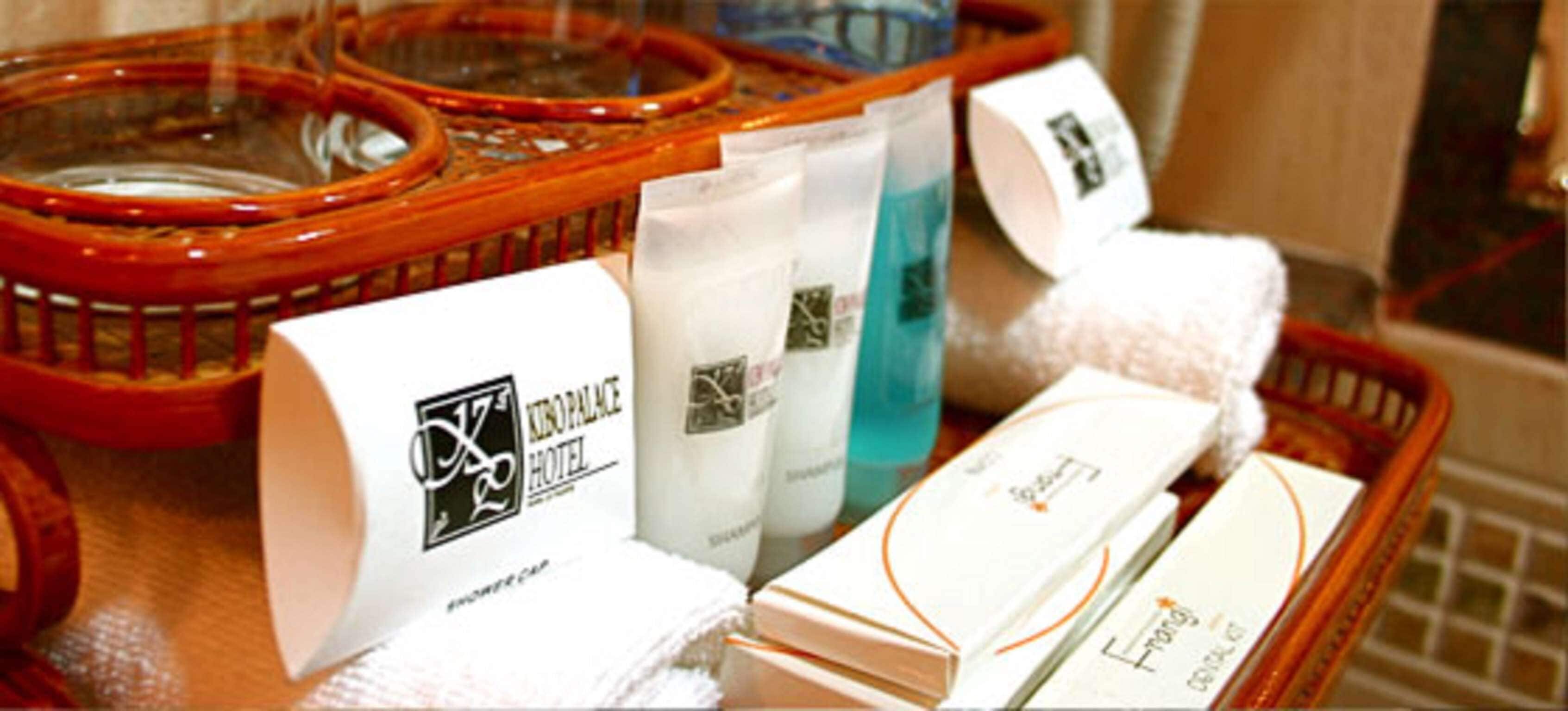 free toiletries, hair dryer, bathrobes, slippers