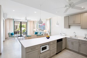 Villa, 1 Bedroom | Private kitchen | Microwave, coffee/tea maker, electric kettle, toaster - Beach View (Paynes Bay)