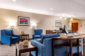 Sitteområde i lobbyen