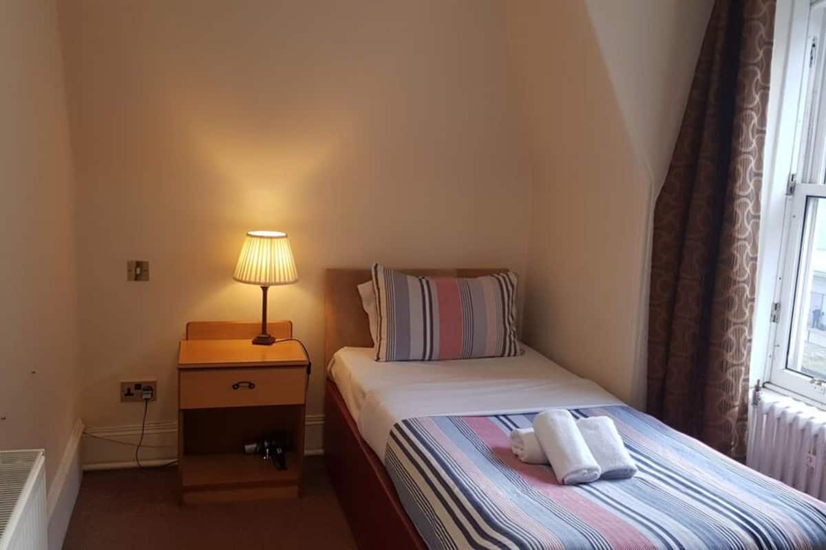 Executive eenpersoonskamer, 1 slaapkamer | Verduisterende gordijnen, een strijkplank/strijkijzer, gratis wifi