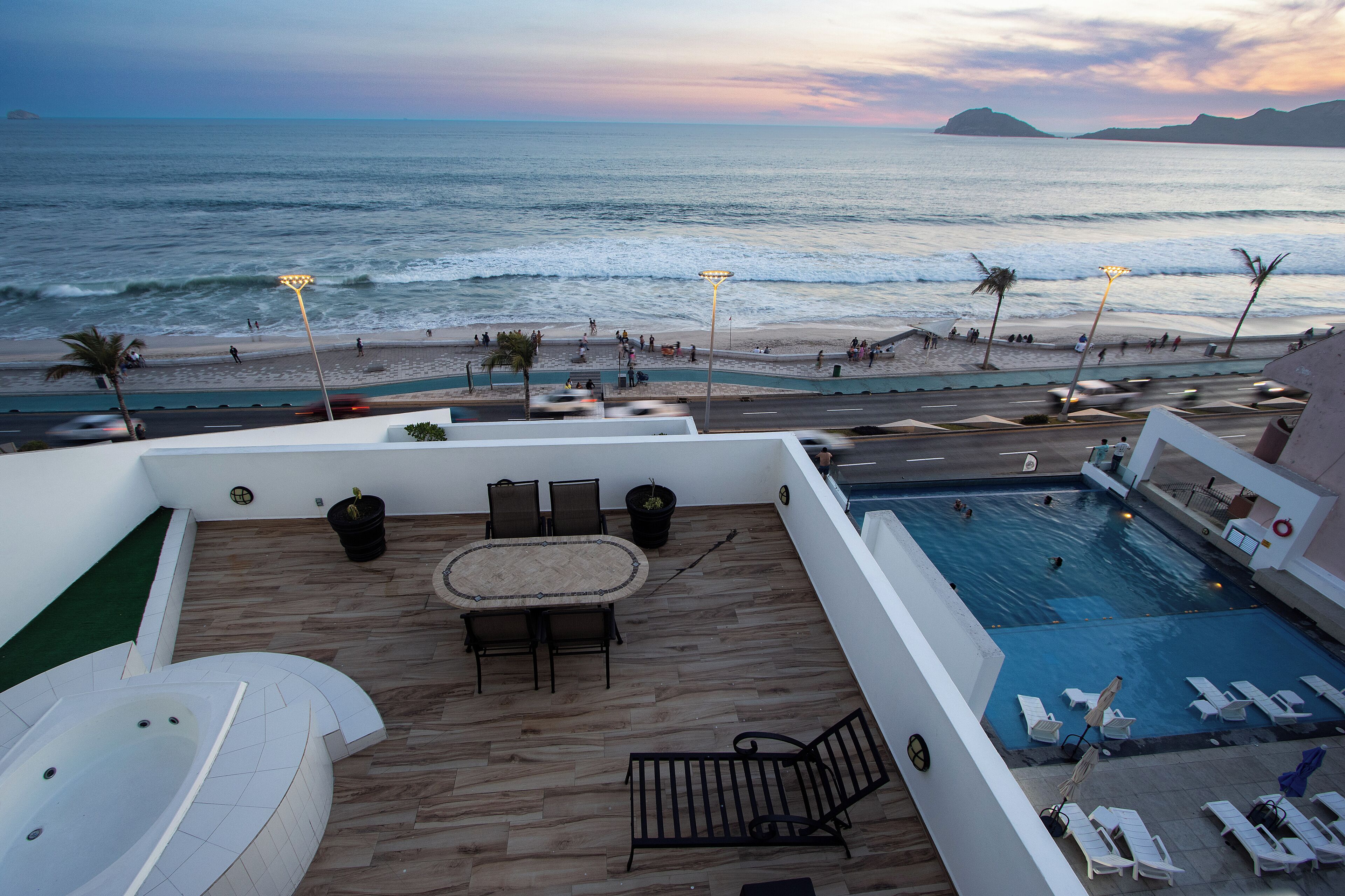 Suite, 1 King bed, Ocean View | Terrace/patio