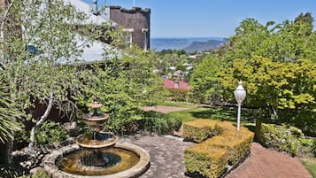 Outdoor wedding area