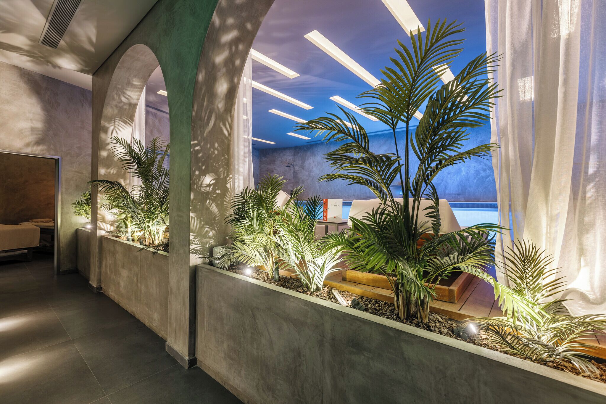 Ruang perawatan pasangan, sauna, hot tub, ruang uap, dan perawatan tubuh