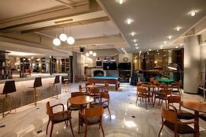 Breakfast, lunch, dinner served; Greek cuisine, alfresco dining